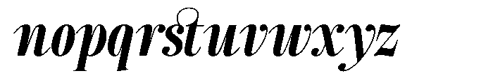 TRT Kingdom Heaven Extra Bold Italic Font LOWERCASE