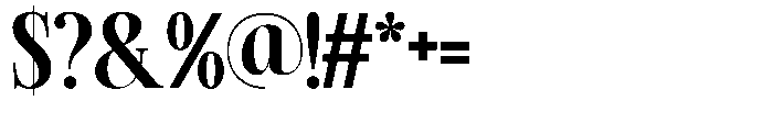 TRT Kingdom Heaven Extra Bold Font OTHER CHARS