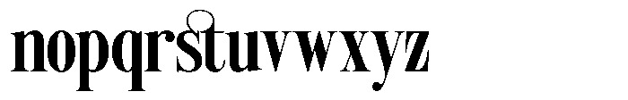 TRT Kingdom Heaven Extra Bold Font LOWERCASE
