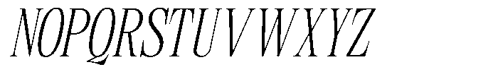 TRT Kingdom Heaven Extra Light Italic Font UPPERCASE