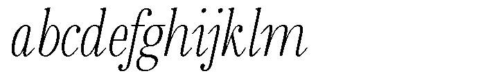 TRT Kingdom Heaven Extra Light Italic FONT