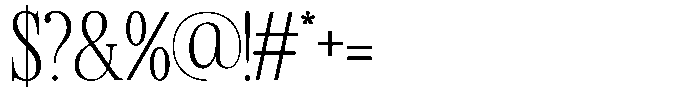 TRT Kingdom Heaven Extra Light Font OTHER CHARS