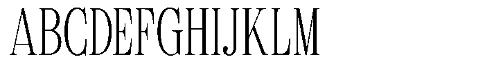 TRT Kingdom Heaven Extra Light Font UPPERCASE