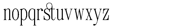 TRT Kingdom Heaven Extra Light Font LOWERCASE
