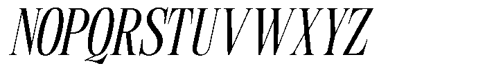 TRT Kingdom Heaven Italic Font UPPERCASE