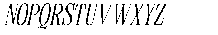 TRT Kingdom Heaven Light Italic Font UPPERCASE