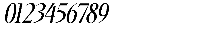 TRT Kingdom Heaven Medium Italic Font OTHER CHARS