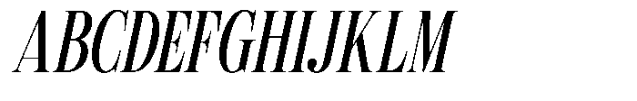 TRT Kingdom Heaven Medium Italic Font UPPERCASE