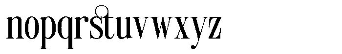 TRT Kingdom Heaven Medium Font LOWERCASE