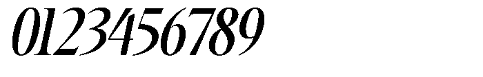TRT Kingdom Heaven Semi Bold Italic Font OTHER CHARS