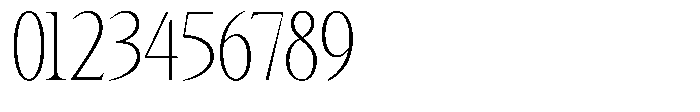 TRT Kingdom Heaven Thin Font OTHER CHARS