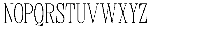 TRT Kingdom Heaven Thin Font UPPERCASE