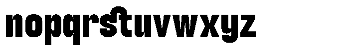 TRT Lancelot Extra Bold Font LOWERCASE