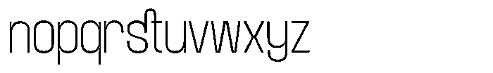 TRT Lancelot Thin Font LOWERCASE