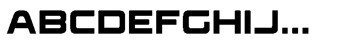 TRT Makron Bold Font UPPERCASE