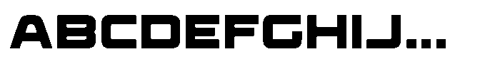 TRT Makron Extra Bold Font UPPERCASE