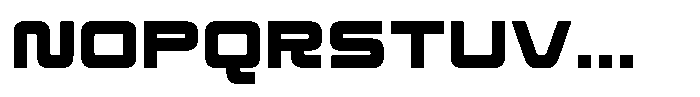 TRT Makron Extra Bold Font UPPERCASE