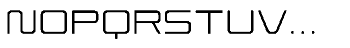 TRT Makron Extra Light Font LOWERCASE