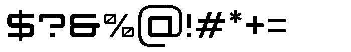 TRT Makron Medium Font OTHER CHARS
