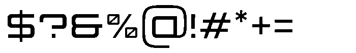 TRT Makron Regular Font OTHER CHARS