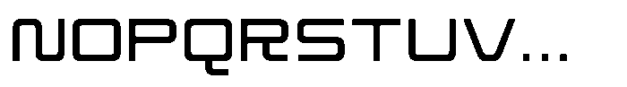 TRT Makron Regular Font UPPERCASE