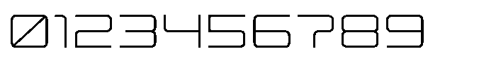 TRT Makron Thin Font OTHER CHARS