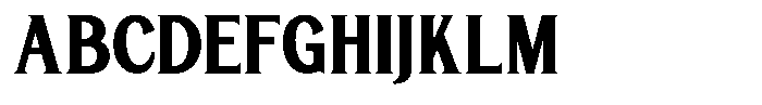 TRT Manique Bold Font UPPERCASE