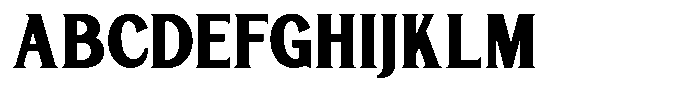 TRT Manique Extra Bold Font UPPERCASE