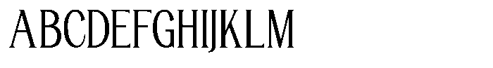 TRT Manique Light Font UPPERCASE