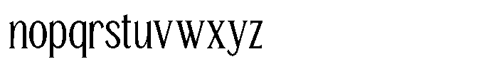 TRT Manique Light Font LOWERCASE
