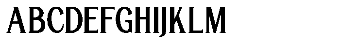 TRT Manique Medium Font UPPERCASE