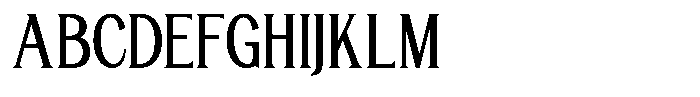 TRT Manique Regular Font UPPERCASE
