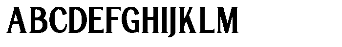 TRT Manique Semi Bold Font UPPERCASE