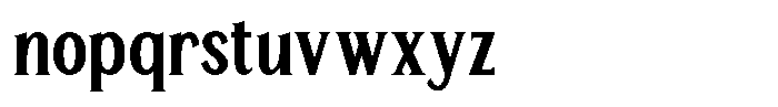 TRT Manique Semi Bold Font LOWERCASE