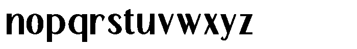 TRT Merauke Bold Font LOWERCASE