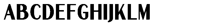 TRT Merauke Extra Bold Font UPPERCASE