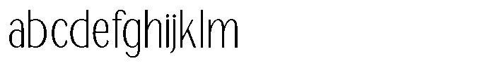TRT Merauke Extra Light FONT