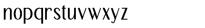 TRT Merauke Regular Font LOWERCASE