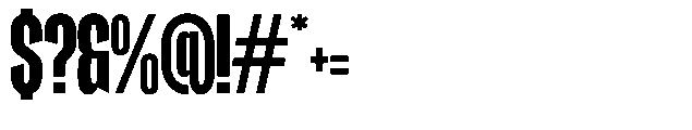TRT Midgod Bold Font OTHER CHARS