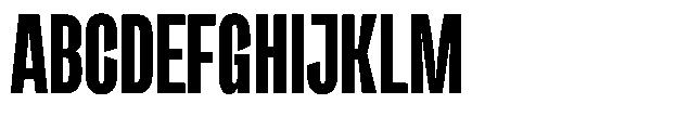 TRT Midgod Bold Font UPPERCASE