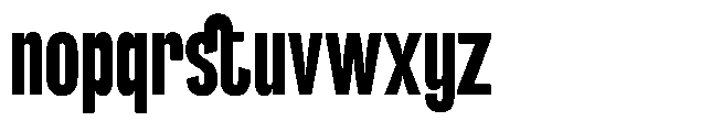 TRT Midgod Bold Font LOWERCASE