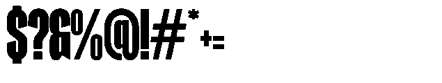 TRT Midgod Extra Bold Font OTHER CHARS