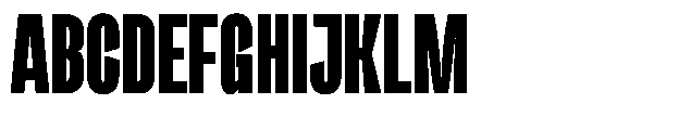 TRT Midgod Extra Bold Font UPPERCASE