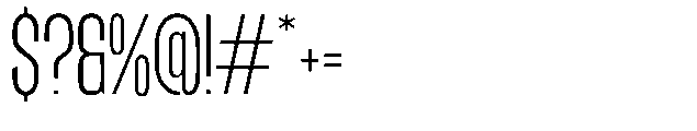 TRT Midgod Extra Light Font OTHER CHARS