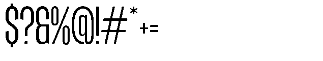 TRT Midgod Light Font OTHER CHARS