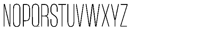 TRT Midgod Thin Font UPPERCASE