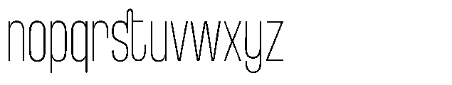 TRT Midgod Thin Font LOWERCASE