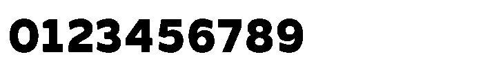 TRT Monexa Bold Font OTHER CHARS