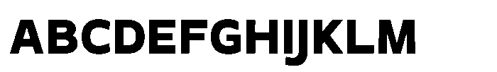 TRT Monexa Bold Font UPPERCASE