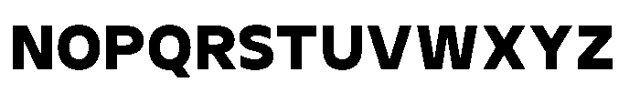 TRT Monexa Bold Font UPPERCASE